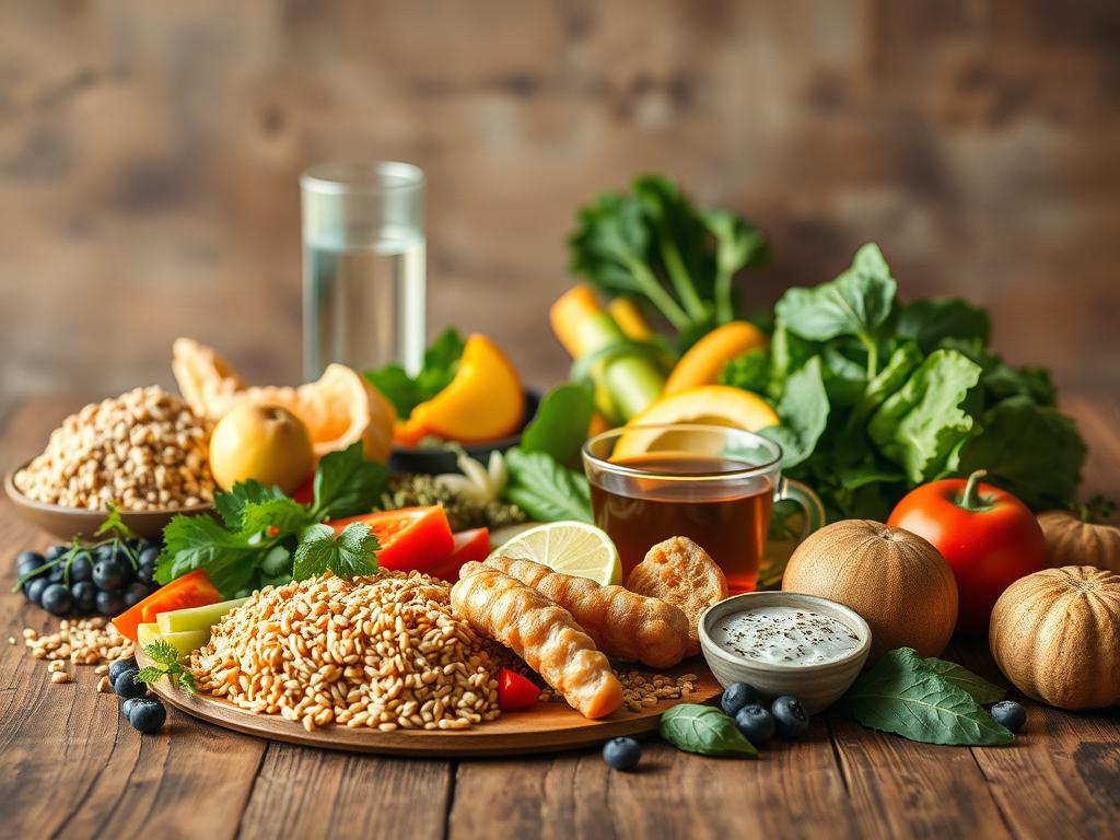 balanced meal components for blood sugar management